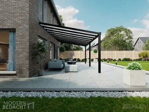 Modernbedacht 10m schwarz seite comp Modernbedacht