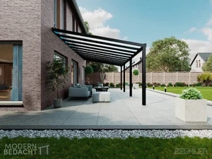 Modernbedacht 11m schwarz seite comp Modernbedacht