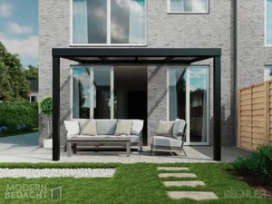 Modernbedacht 4m schwarz vorne comp Modernbedacht