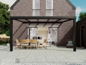 Modernbedacht 5m schwarz vorne comp Modernbedacht