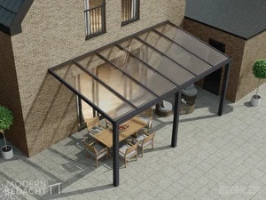 Modernbedacht 6m anthrazit oben 3pfosten comp Modernbedacht