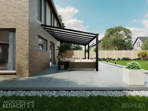 Modernbedacht 9m schwarz seite comp Modernbedacht