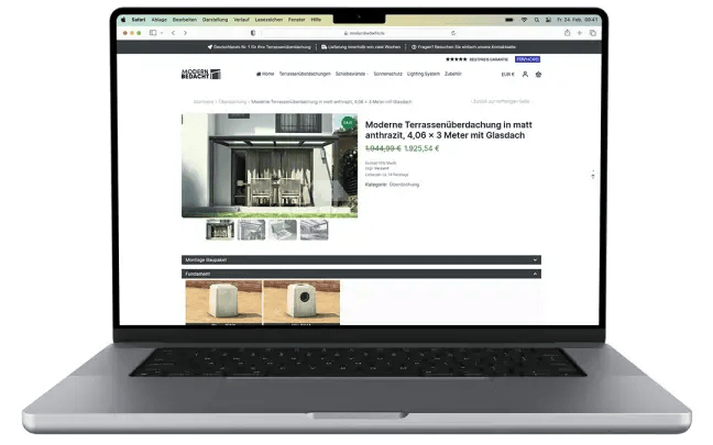 konfigurator modernbedacht Modernbedacht